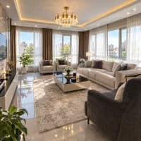 ۷۸متر دوخواب پارکینگ دار  دو نبش، غرق نور، ستارخان